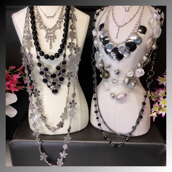 ON HOLD Vintage Now Jewelry Lot Rhinestone Crystal Glass NY Natasha PD Natasha - Picture 8 of 16